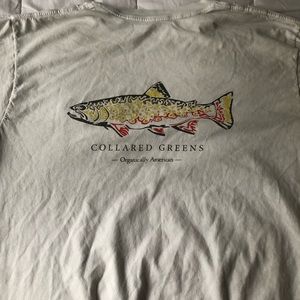 Collared Greens “trout fly fishing” t-shirt